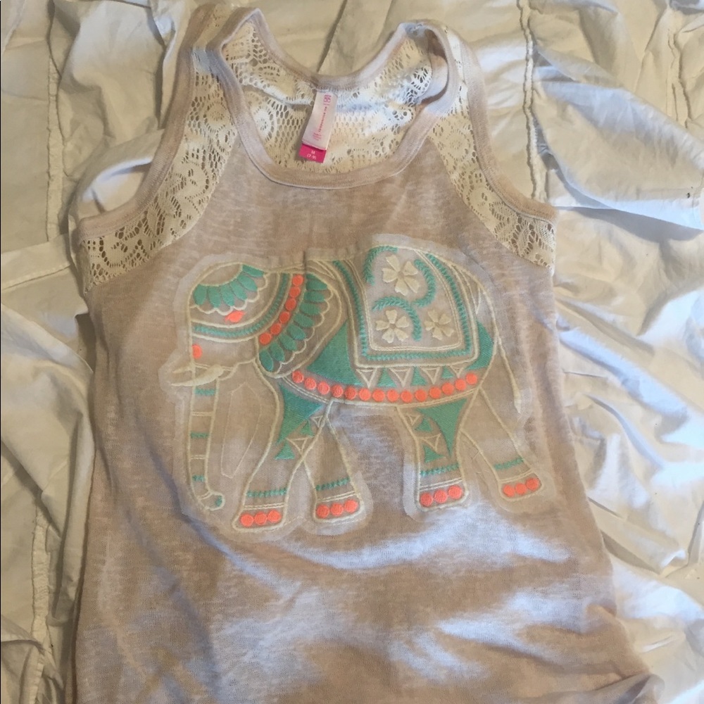 Summery Elephant Tank